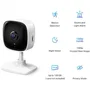 TP-Link Tapo TC60 Cámara de Vigilancia Wi-Fi 1080p con Visión Nocturna, Detección de Movimiento, Audio Bidireccional y Alarma de Luz y Sonido